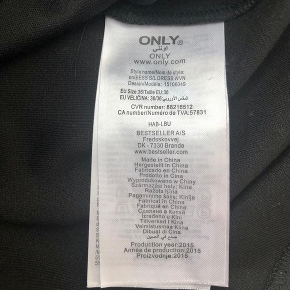 NWT sleeveless black dress by ONLY - Picture 4 of 8